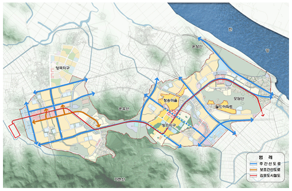 교통계획에 대한 지도 이미지